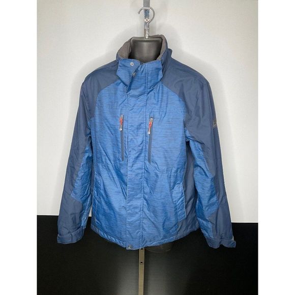 ZeroXposur Jackets & Coats Zeroxposur Winter Jacket Mens Large Polyester Blue Coat No Hood